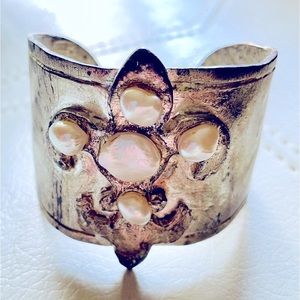 Fleur de Lis Cuff Bracelet